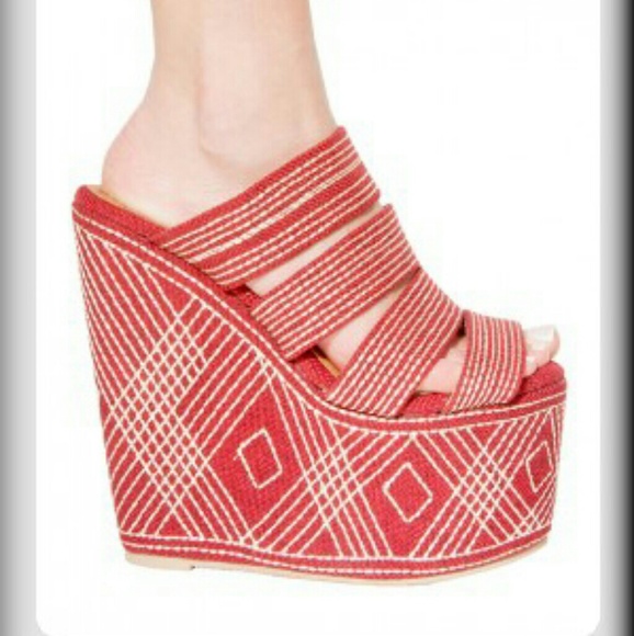 Jeffrey Campbell Elizer platform wedges size 8.5 - Picture 6 of 6